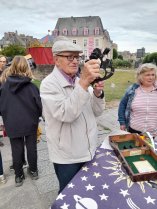 Lucien Québriac et son sextant