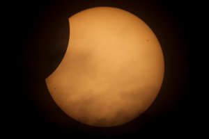&Eacute;clipse partielle du 25 octobre / Evran : Club Astro